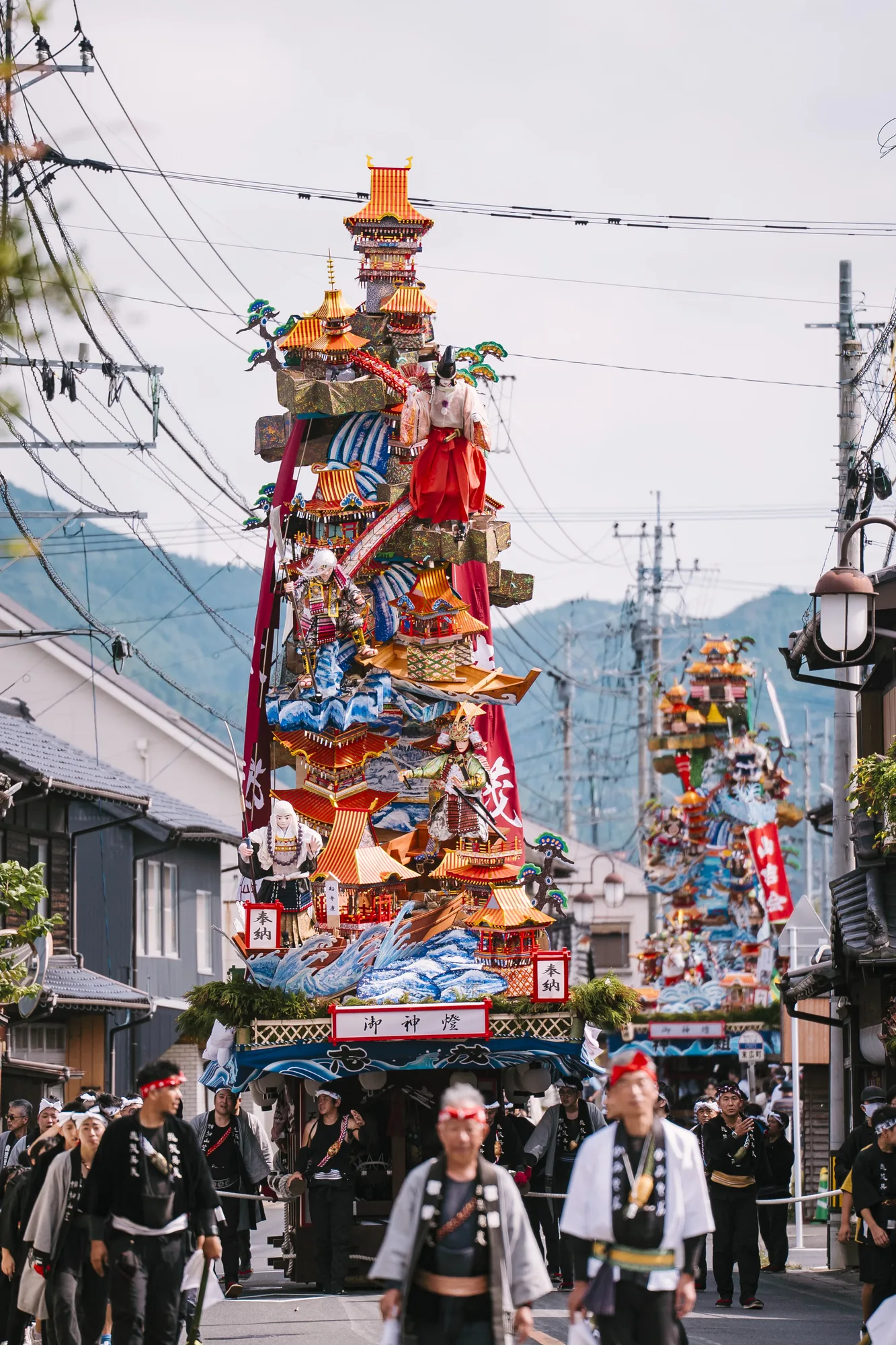 現在の大山笠